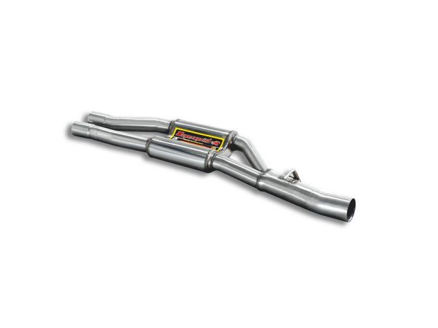 SUPERSPRINT CENTRAL EXHAUST ALPINA B7 (E65- E66) 4.4I V8 (500 HP) 2003-2004 (CON VALVOLA)