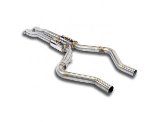 SUPERSPRINT CENTRAL EXHAUST RH/LH ALPINA B3 / B3 S (F30 / F31) BERLINA / TOURING (410 HP- 440 HP) 2014+ (CON VALVOLA)