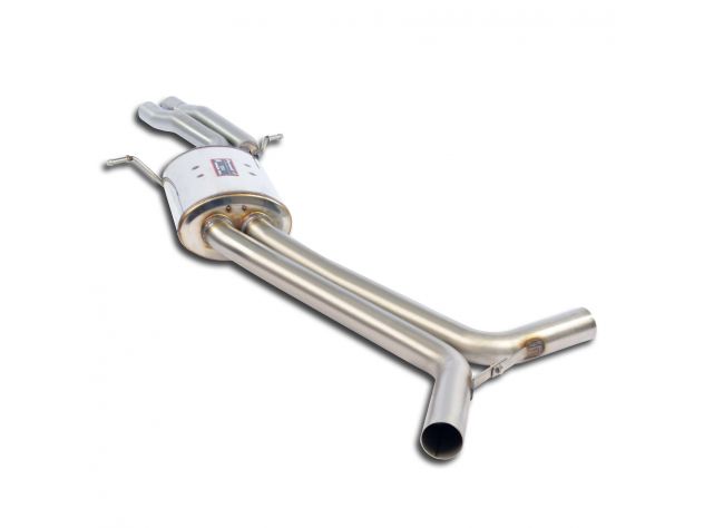 SUPERSPRINT CENTRAL EXHAUST AUDI A4 B8 (BERLINA+ AVANT) 1.8 TFSI (120-160-170 HP) 13-16 (Ø80MM)