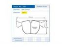 PAGID PAIR FRONT BRAKE PADS BMW 5 (E39) 520 D 100 KW 02/00-06/03