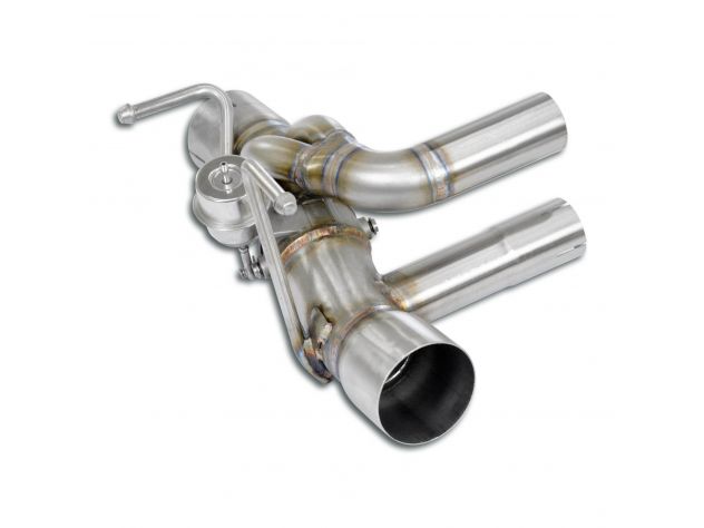 SUPERSPRINT LEFT REAR EXHAUST PIPE WITH VALVE  FERRARI 488 GTB 3.9L V8 BI-TURBO (670 HP) 2015-2019