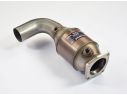 SUPERSPRINT LEFT FRONT EXHAUST WITH CATALYST PORSCHE 997 TURBO 3.6I (480 HP) 06-09