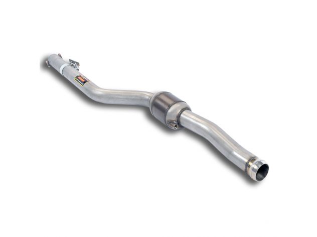 SUPERSPRINT  FRONT EXHAUST PIPE LEFT WITH CATALYST HJS 100CPSI MERCEDES C204 C63 AMG COUPÈ V8 (456 HP) 2011+