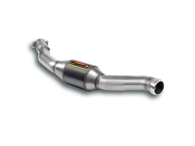 SUPERSPRINT FRONT EXHAUST SECTION WITH CATALYST LEFT  MERCEDES T251 R 63 AMG 4-MATIC V8 06-07