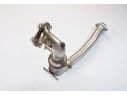 SUPERSPRINT TURBO EXHAUST PIPE KIT + CATALYST 100CPSI  500 ABARTH 1.4T COUPÈ / CABRIO (135 HP) (Ø65) 08-15 