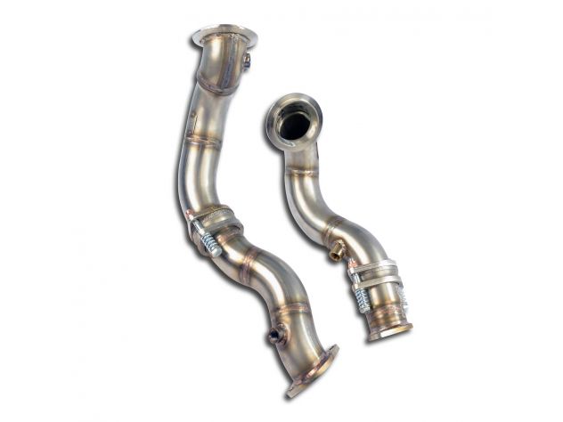 SUPERSPRINT TURBO PIPES KIT ALPINA B3 / B3 S (F30 / F31) BERLINA / TOURING (410 HP- 440 HP) 2014+ (CON VALVOLA)