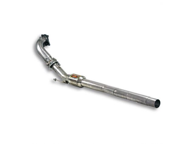 SUPERSPRINT TURBO EXHAUST PIPE KIT + CATALYST 200CPSI DIAM.130MM AUDI A3 8P 1.8 TFSI (160 HP) 07-13 (Ø76MM)