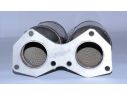 SEZIONE SCARICO ANTERIORE DX/SX CON CATALIZZATORE SUPERSPRINT VW GOLF IV R32 (Ø70MM)