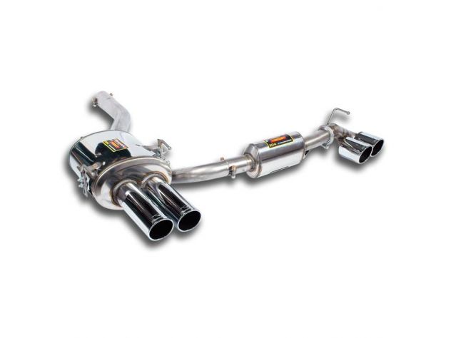 SUPERSPRINT REAR TERMINAL POWER LOOP RIGHT 80 + LEFT 80 BMW E60 / E61 550I V8 (N62) (BERLINA+ TOURING) 06+