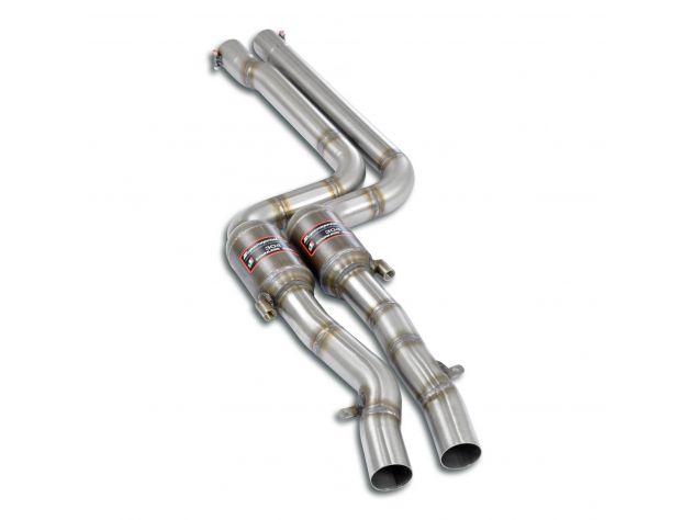 SUPERSPRINT FRONT EXHAUST SECTION + CATALYST RH/LH 100 CPSI BMW E46- TUTTI I MODELLI IX 4X4 (CONVERSIONE MOTORE S54) 