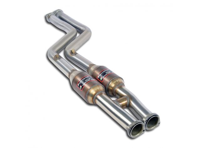 SUPERSPRINT FRONT EXHAUST SECTION H-PIPE WITH CATALYST RH/LH BMW Z3 M 3.2I COUPÈ (MOTORE S52- MODELLO USA) 96-00 