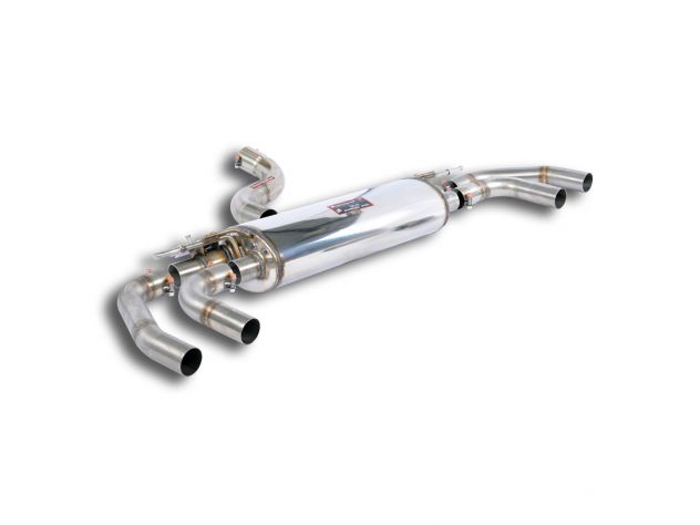 SUPERSPRINT REAR TERMINAL WITH RH/LH VALVES AUDI S3 8V QUATTRO 2.0 TFSI (300 HP) 2013-2015 TWIN PIPE