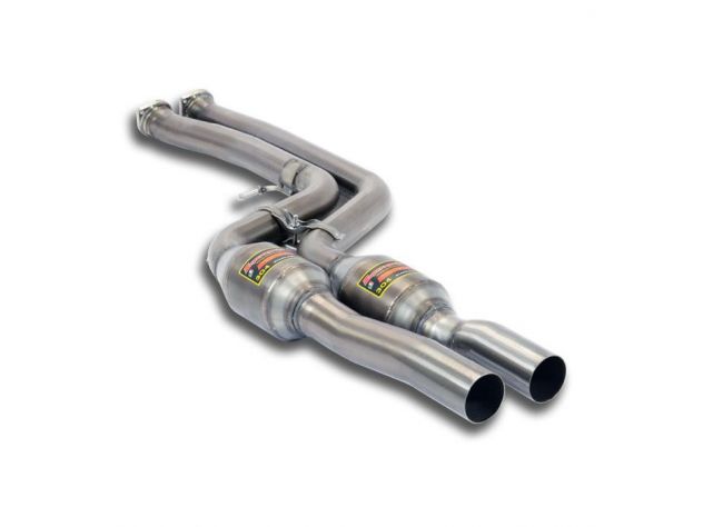 SUPERSPRINT FRONT EXHAUST WITH CATALYST RH/LH BMW F80 M3 (431 HP) 2013-2015 (CON VALVOLA)