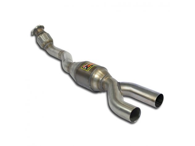 SUPERSPRINT Y FRONT EXHAUST PIPE + CATALYST AUDI A5 COUPÈ/CABRIO 1.8 TFSI (160- 170- 177 HP) 08-11 (Ø80MM)