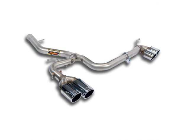 SUPERSPRINT TUBI POSTERIORI RIGHT 80-LEFT 80 BMW E81 123D (N47- 204 HP) 2007-2013