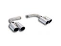 SUPERSPRINT TERMINALS KIT SATIN 90 RIGHT - 90 LEFT  BMW F26 X4 35I XDRIVE (306 HP) 2013-07/2014 (TWIN PIPE SYSTEM)