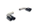 SUPERSPRINT TERMINALS KIT GUN METAL GREY 80 RIGHT - 80 LEFT  BMW F26 X4 35I XDRIVE (306 HP) 2013-07/2014 (TWIN PIPE SYSTEM)