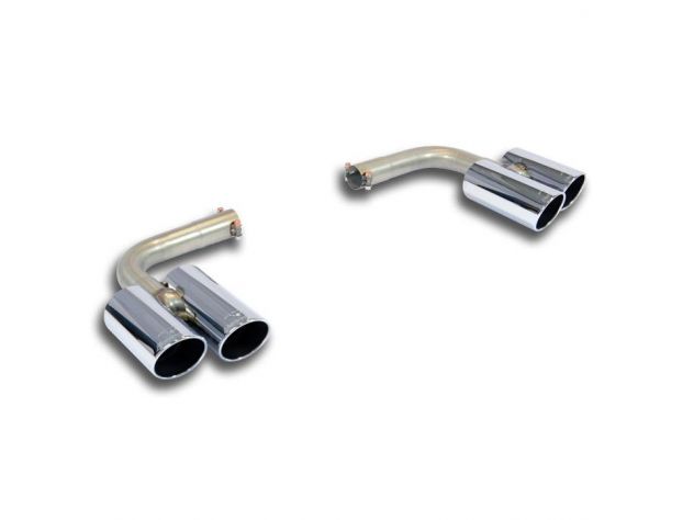 SUPERSPRINT TERMINALS 4 EXIT RIGHT OV 90X 70+LEFT OV 90X 70 BMW F25 X3 35I 6 CIL.- 306HP 2011-06/2014 TWIN PIPE SYSTEM