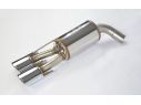 SUPERSPRINT REAR LEFT EXHAUST 120X 80 MERCEDES C215 CL 600 V12 BI-TURBO (500 HP) 03-04