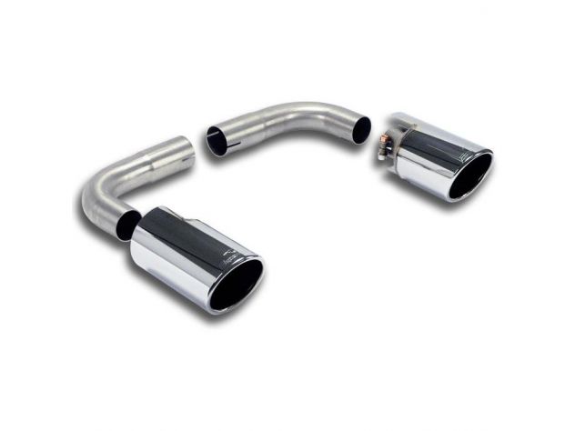 SUPERSPRINT RIGHT TERMINALS KIT O 100-LEFT O 100 BMW F26 X4 35I XDRIVE (306 HP) 07/2014+ (TWIN PIPE SYSTEM)