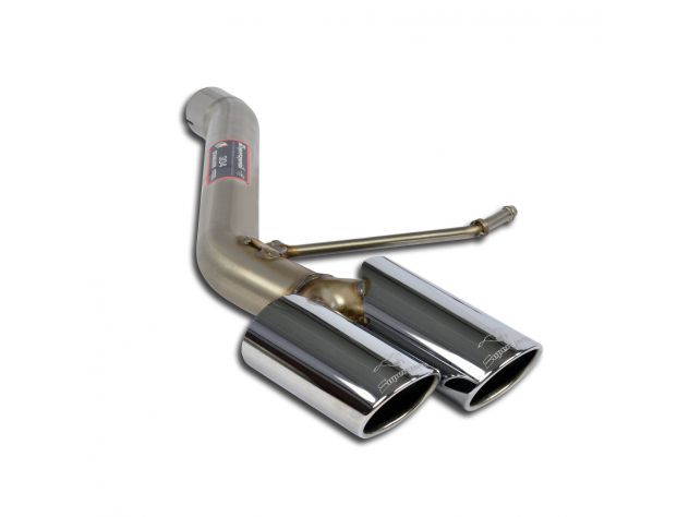 SUPERSPRINT LEFT REAR EXHAUST PIPE 90X 70 AUDI Q5 2.0 TDI (143 HP) 2009-2013