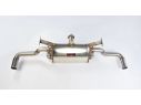 SUPERSPRINT REAR TERMINAL RIGHT O 70 + LEFT O 70 ''RACING ''CON BY-PASS EXHAUST PIPE FOR VALVE  FERRARI F355 GTS TARGA 94-99