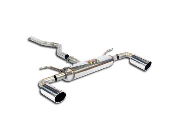 SUPERSPRINT CONNECTING PIPE + REAR PIPES O 100 BMW F22 218D (MOTORE N47N- 143 HP) 2013-2015