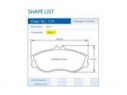 PAGID PAIR FRONT BRAKE PADS AUDI 100 (44, 44Q, C3) 1.8 DIESEL GLX (C54A) 98 KW 01/90-11/90