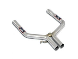 SUPERSPRINT FRONT PIPES KIT RH/LH MERCEDES C107 SLC 450 V8 71-85