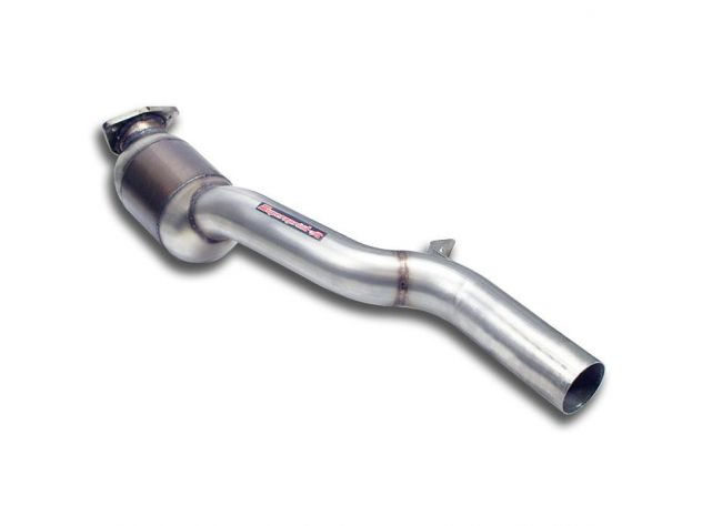 SUPERSPRINT FRONT EXHAUST SECTION LEFT WITH CATALYST PORSCHE 958 CAYENNE TURBO 4.8I V8 (500 HP) 2010-2013