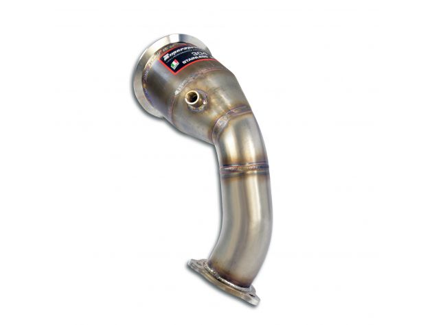 DOWNPIPE SINISTRO + CATALIZZATORE  SUPERSPRINT PORSCHE 536 CAYENNE S COUPÈ 2.9L V6 (440 HP- MODELLI CON GPF) 2020- (CON VALVOLA)