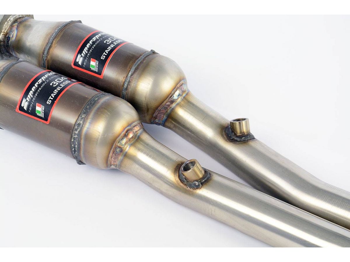 SUPERSPRINT FRONT EXHAUST SECTION RH/LH WITH CATALYST AUDI A3 8P QUATTRO  3.2I VR6 (250 HP) 04+