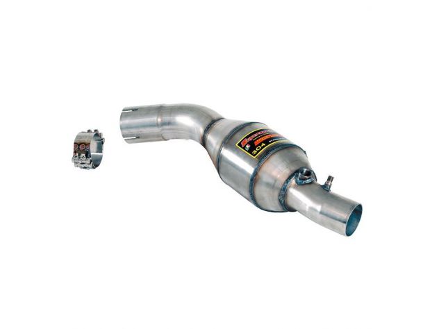 SUPERSPRINT RIGHT FRONT EXHAUST WITH CATALYST FERRARI 360 CHALLENGE STRADALE (425 HP) 03-04