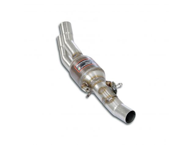 SUPERSPRINT LEFT FRONT EXHAUST WITH CATALYST FERRARI 575M MARANELLO V12 (515 HP) 02-05