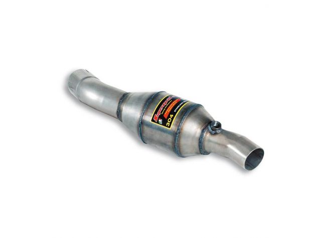 SUPERSPRINT FRONT EXHAUST SECTION LEFT WITH CATALYST FERRARI F430 CHALLENGE (483 HP) 07-09