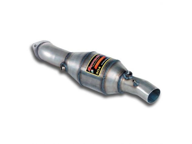 SUPERSPRINT LEFT FRONT EXHAUST WITH CATALYST FERRARI 360 CHALLENGE STRADALE (425 HP) 03-04