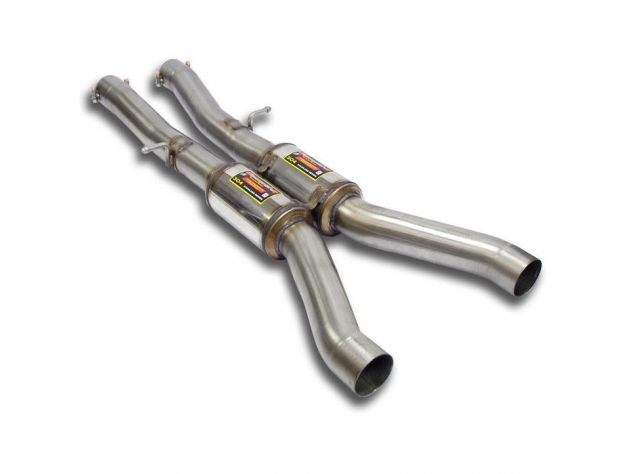 SUPERSPRINT CENTRAL EXHAUST RH/LH BENTLEY CONTINENTAL SUPERSPORTS 6.0I W12 BI-TURBO (630 HP) 09-17