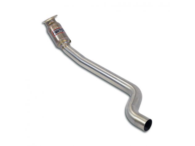 SUPERSPRINT FRONT EXHAUST SECTION WITH CATALYST RIGHT  MASERATI GRANCABRIO SPORT 4.7I V8 (450 / 460 HP) 18-19 (CON VALVOLA)