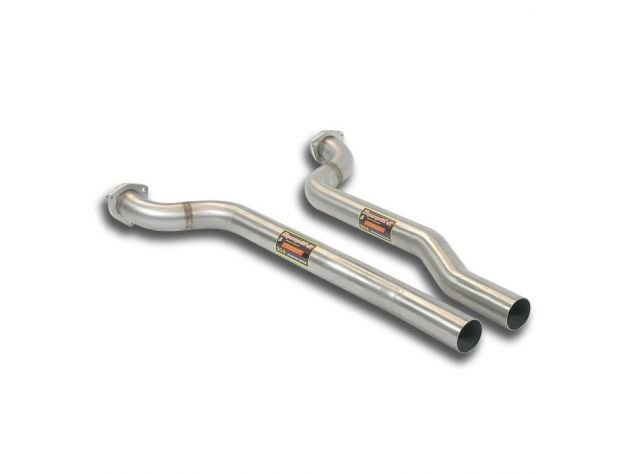 SUPERSPRINT FRONT PIPES KIT RH/LH AUDI A8 QUATTRO 4.0 TFSI V8 (420 HP) 2012-2013 (CAT.-BACK) (CON VALVOLA)