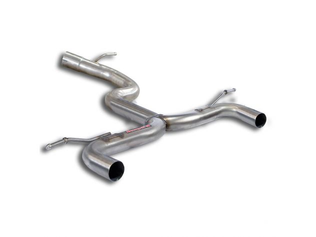 SUPERSPRINT REAR EXHAUST PIPE WITH Y LINK PIPE AUDI A3 8P QUATTRO 2.0 TDI (140 HP- 170 HP) 06-13