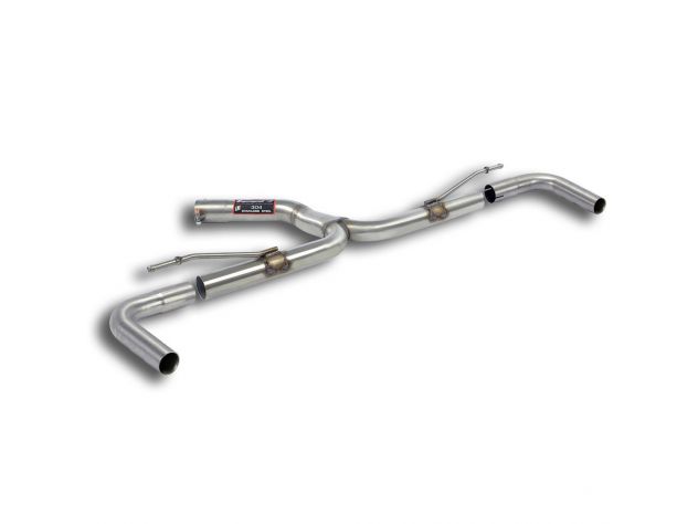 SUPERSPRINT REAR EXHAUST PIPE WITH Y LINK PIPE VW GOLF VII GTD 2.0 (184 HP) 2013+ (SOUND GENERATOR)