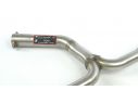 SUPERSPRINT REAR EXHAUST PIPE WITH Y LINK PIPE VW GOLF VII GTD 2.0 (184 HP) 2013+ (SOUND GENERATOR)