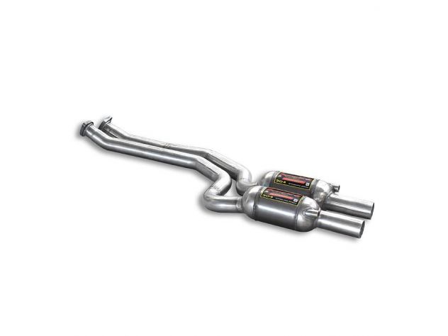 SUPERSPRINT FRONT EXHAUST SECTION WITH CATALYST RH/LH BMW E60 / E61 525XI (218 HP) (BERLINA+ TOURING) 05+