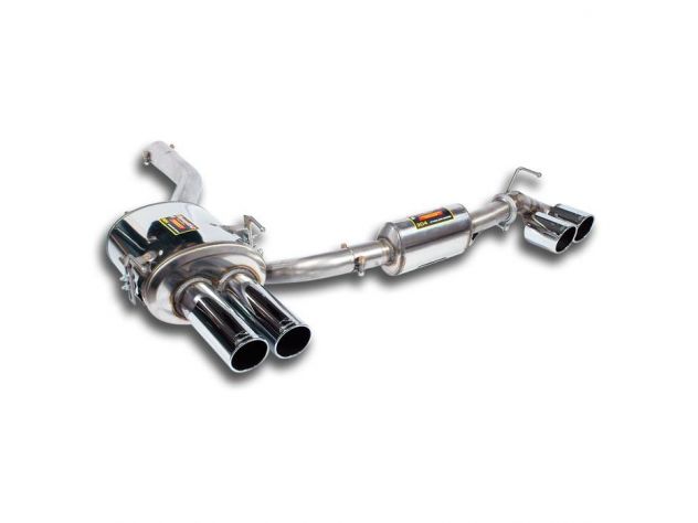 SUPERSPRINT REAR POWER LOOP DESIGN RIGHT 80+LEFT 80 BMW E60/E61 525D/525XD M57N2- 176-197HP BERLINA+ TOURING 03-10