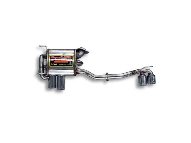 SCARICO POSTERIORE POWER LOOP DESTRO 80 + SINISTRO 80 SUPERSPRINT BMW E81 116I (122 HP- MOTORE N43) 2007-2012