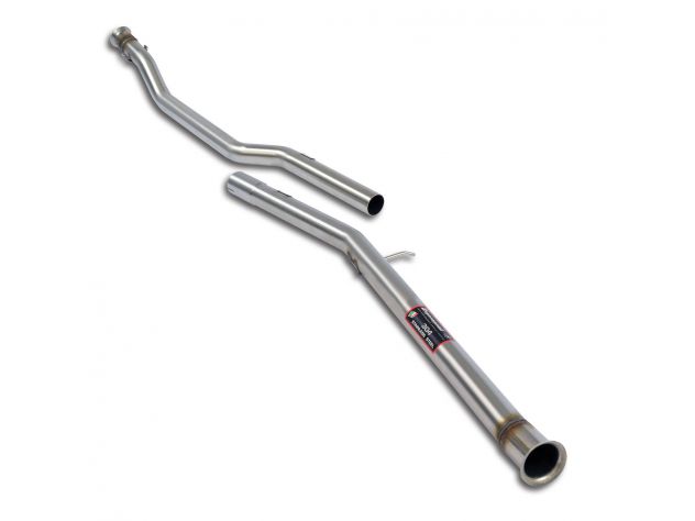 SUPERSPRINT  FRONT EXHAUST PIPE + CENTRAL PIPE AISI 304 PEUGEOT 205 RALLYE 1.3 FINO AL 1989