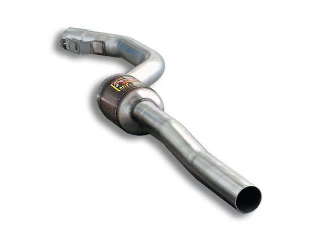 SUPERSPRINT FRONT EXHAUST SECTION WITH CATALYST RIGHT  MERCEDES W211 E 500 V8 4-MATIC (M113- 5.0L- 306 HP) (BERLINA+ S.W.) 02-05