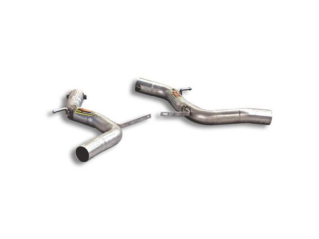 SUPERSPRINT LINK PIPES KIT RH/LH MERCEDES C219 CLS 63 AMG V8 (M156 6.3L- 514 HP) 07-10