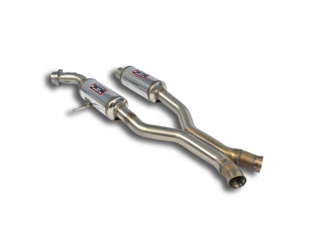 SUPERSPRINT CENTRAL EXHAUST + X LINK PIPE MERCEDES W164 ML 500 / 550 V8 (5.5I- 388 HP) 2008-2011