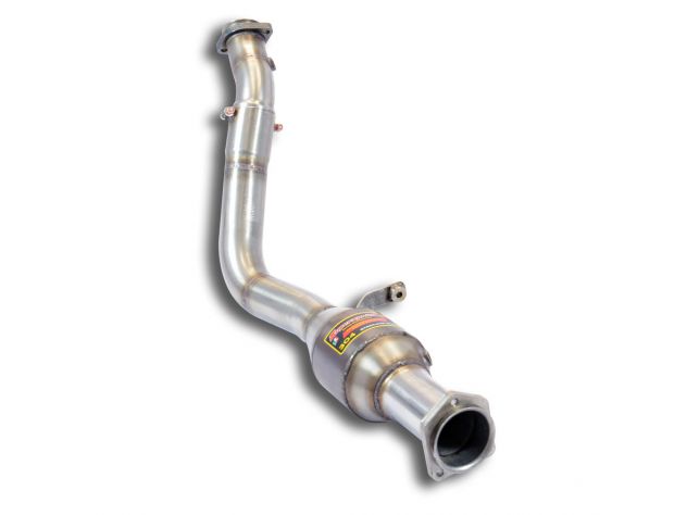 DOWNPIPE SINISTRO + CATALIZZATORE SUPERSPRINT MERCEDES W463 G63 AMG V8 5.5L BI-TURBO 2012-2017